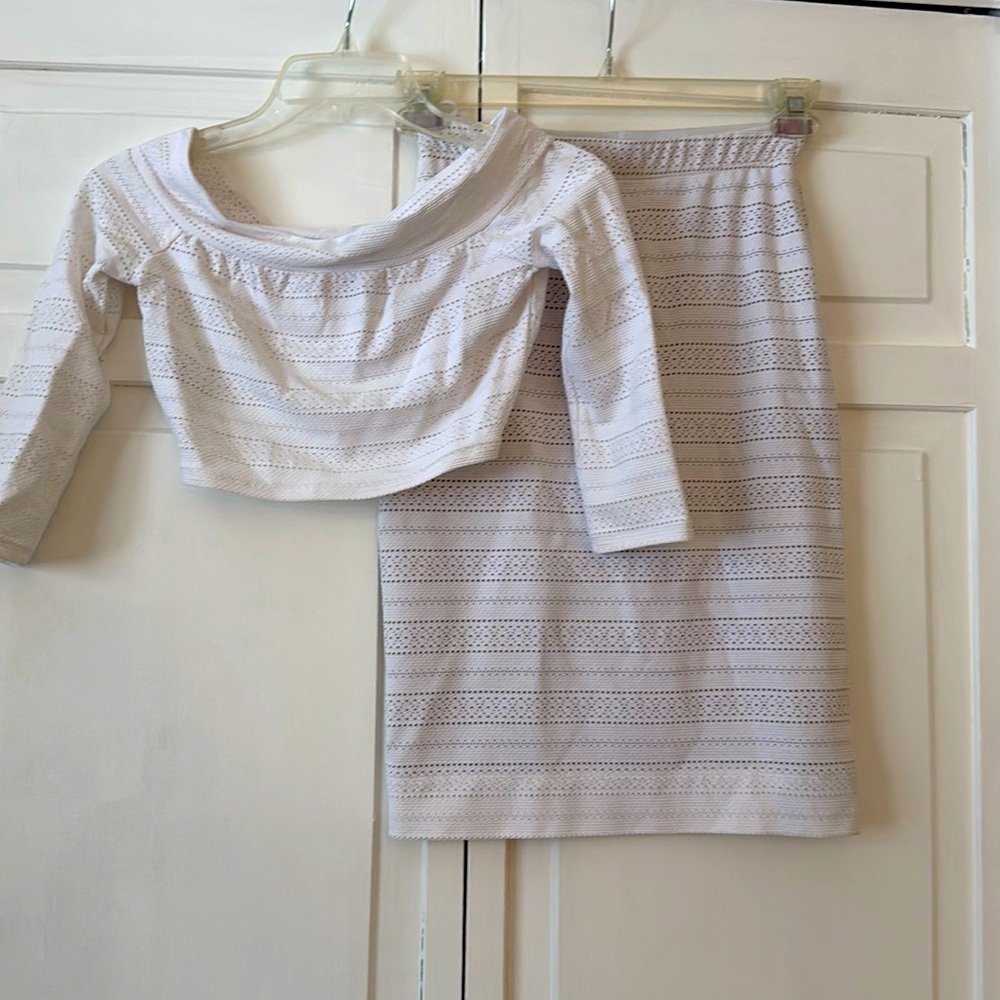 BCBG Maxazria White set